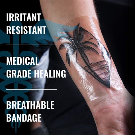 Steps involved in getting a clear wrap tattoo