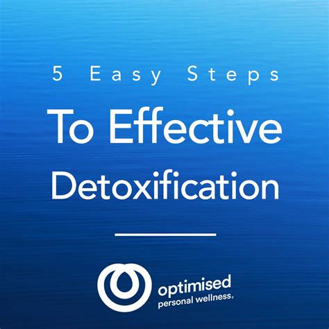 Steps to Detoxification