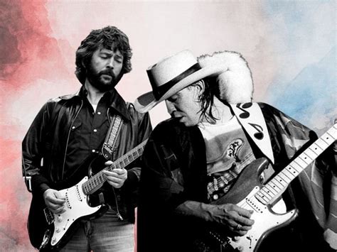 Stevie Ray Vaughan with Eric Clapton