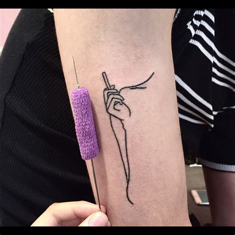 Stick poke tattoo artists