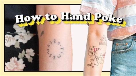 Stick poke tattoo tips