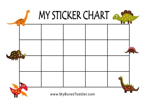 Weekly Sticker Chart for Kids