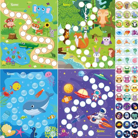 Sticker charts for kids chores