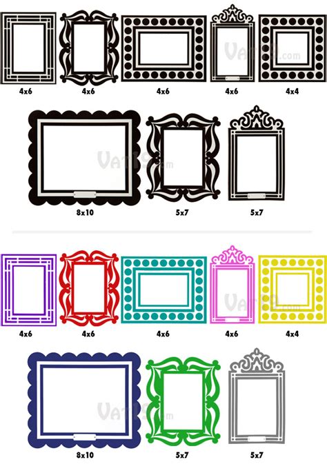 A frame created with square printable stickers