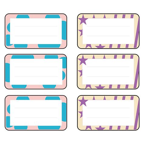 Sticker Paper Name Tag