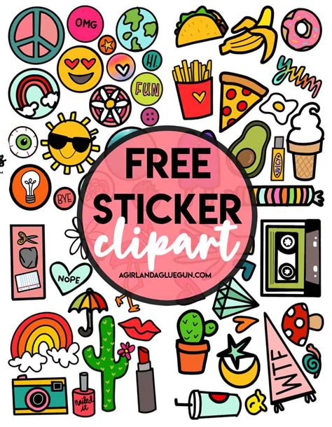 Sticker Sheet Template Ideas