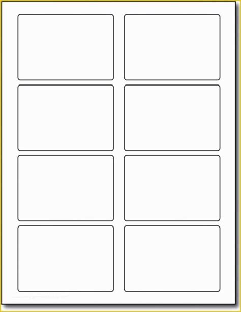 Sticker Template in Word