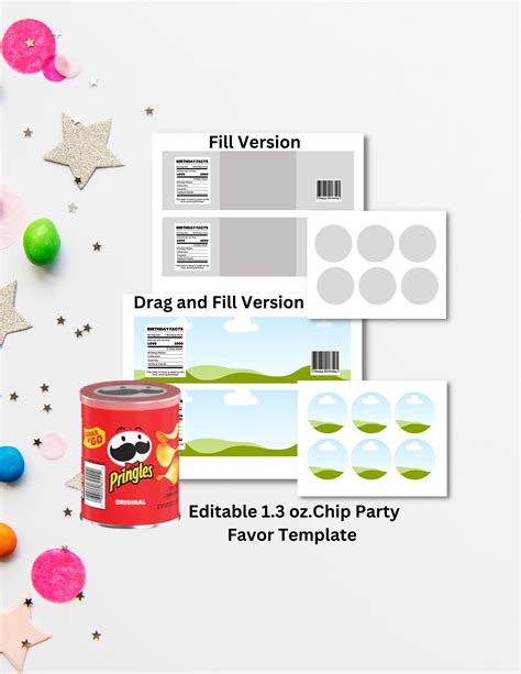 Sticker Templates for Parties