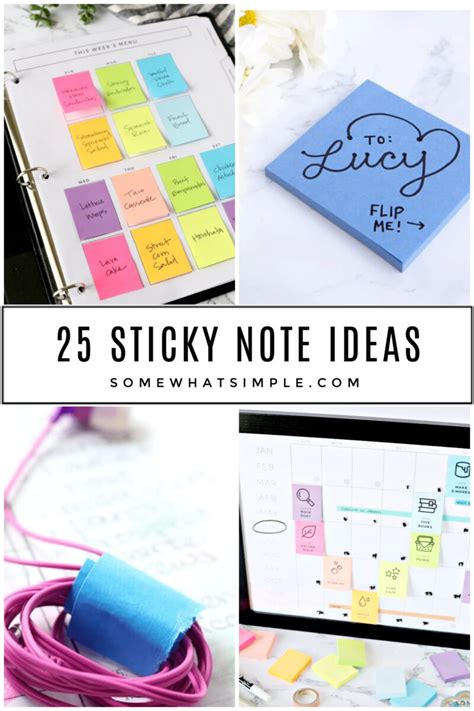 Sticky Note Ideas