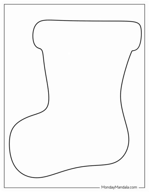 Stocking Outline Templates