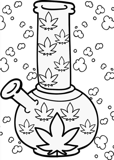 Stoner Coloring Pages for Relaxation