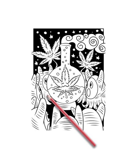 Stoner Coloring Pages Design 5