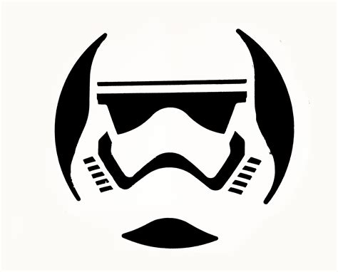 Stormtrooper Pumpkin Stencil