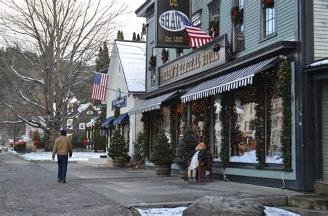 Stowe Vermont Downtown Holiday