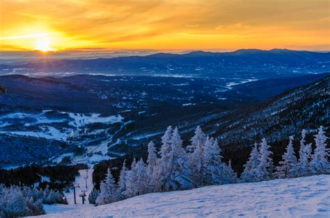 Stowe Vermont Winter Landscape