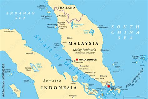 Strait of Malacca Map