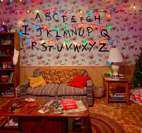 Stranger Things Alphabet Wall Art