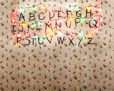 Stranger Things Alphabet Wall Art 2