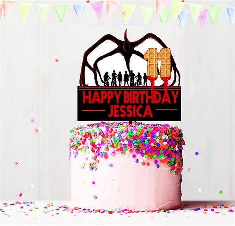 Stranger Things Cake Topper Image 10