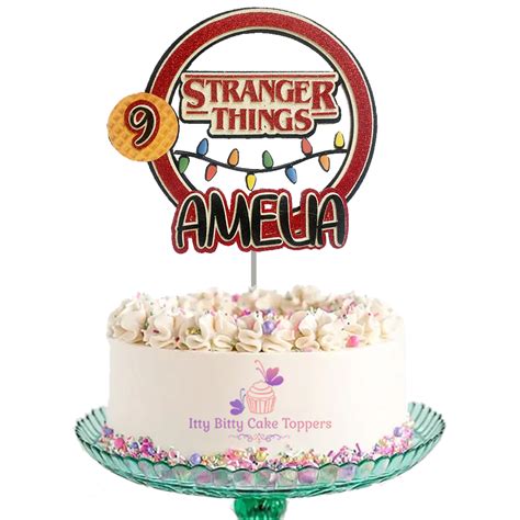 Stranger Things Cake Topper Image 6