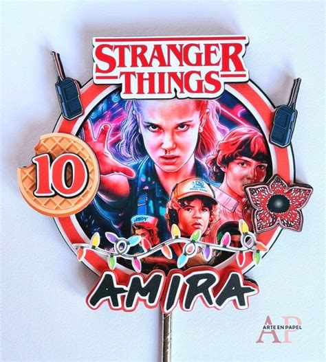 Stranger Things Cake Topper Image 9