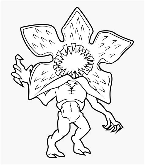 Demogorgon coloring page