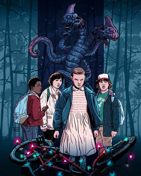 Image of Stranger Things-inspired art