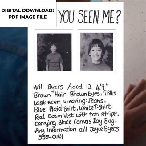 Missing Poster of Jonathan Byers