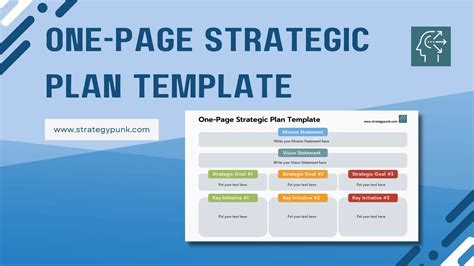 strategic planning template benefits