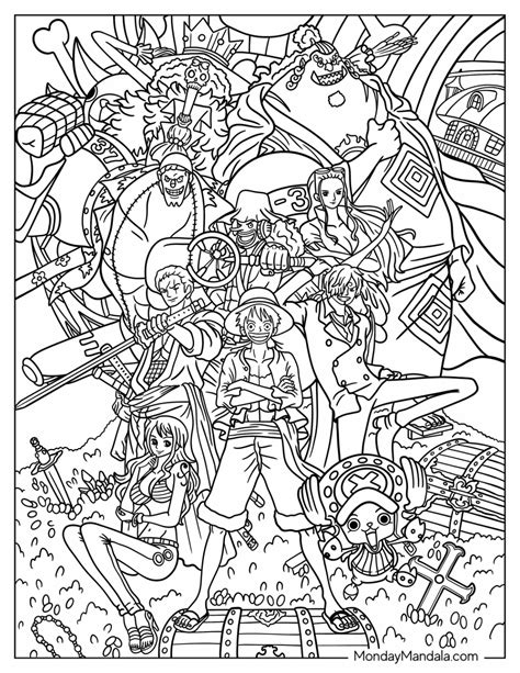 Straw Hat Pirates Coloring Page