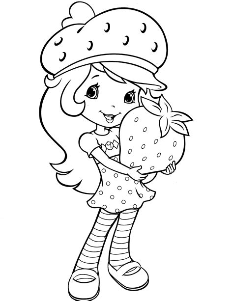 Strawberry Shortcake Characters Coloring Pages