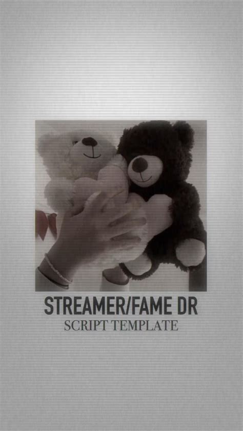 Streamer script template ideas