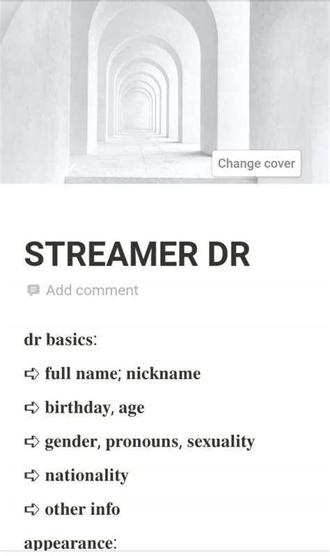 Streamer script template structure