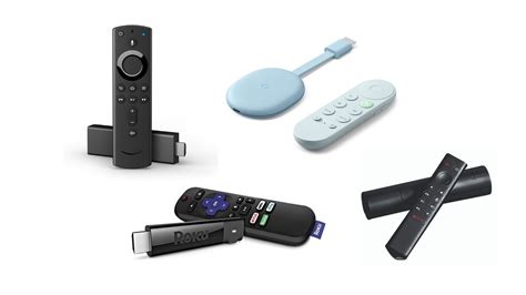 Streaming device options, including smartphones, tablets, and smart TVs