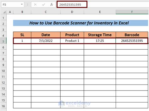 Streamline Inventory Management with Excel and Barcode Scanner