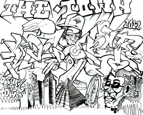 Street Art Graffiti Coloring Pages Image 10