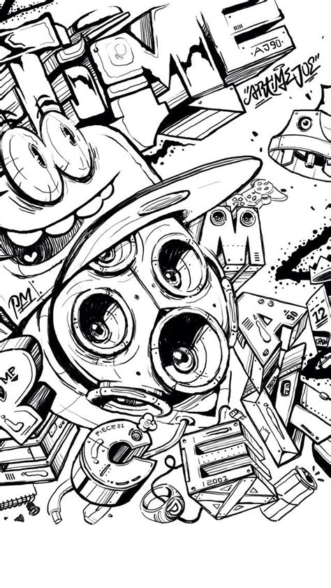 Street Art Graffiti Coloring Pages Image 6