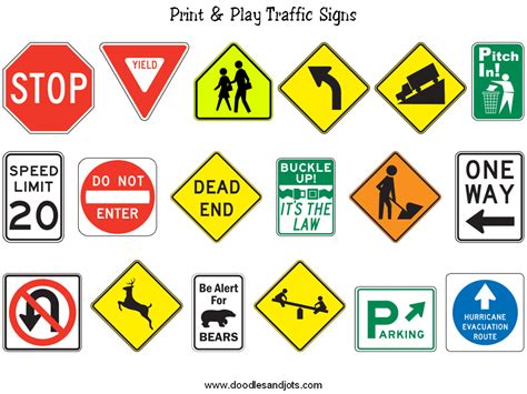 Street Sign Templates for Communities