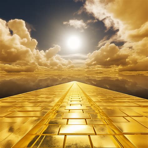 The streets of gold in heaven