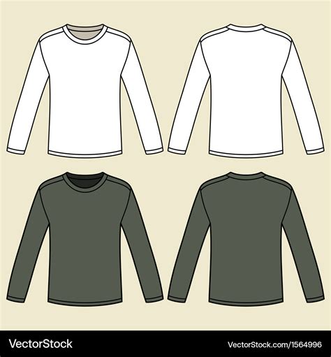 Streetwear-inspired long sleeve template design