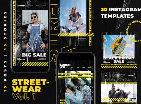 Streetwear design template 1