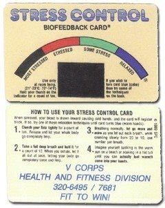 Stress Cards Basic Training