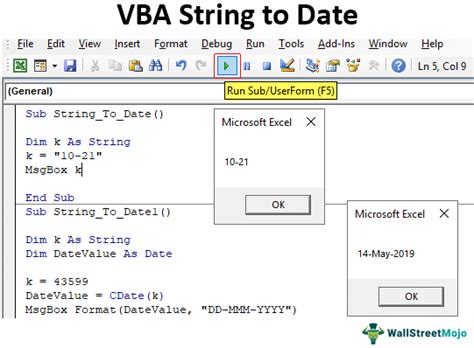 Converting strings to dates in VBA