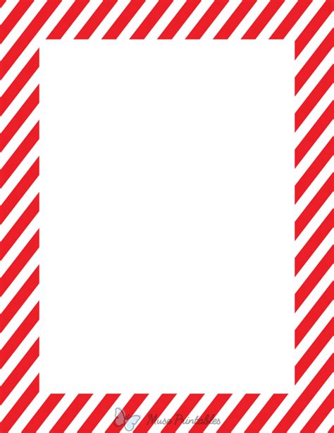 Striped Border Printable