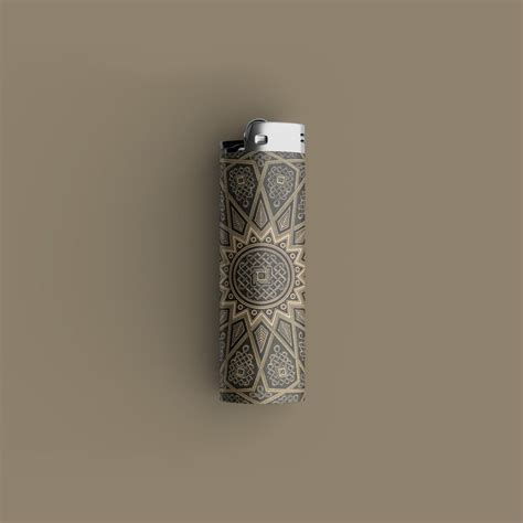 Striped Pattern Bic Lighter Wrap