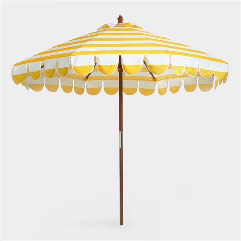 Striped umbrella template