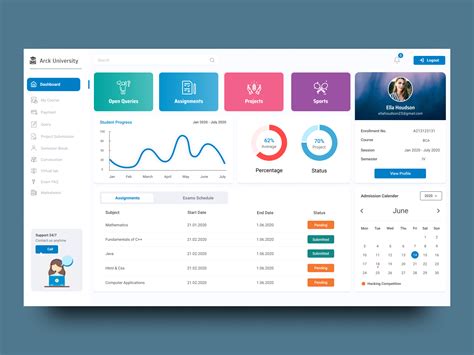 Student Dashboard Template