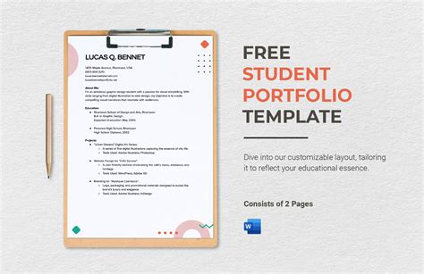 Student Portfolio Template