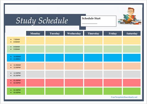 Study Plan and Schedule