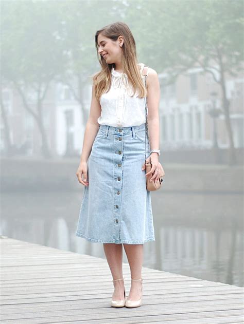 Styling Old Navy Denim Skirts